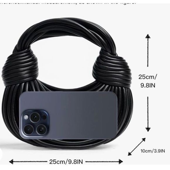 LICORICE BAG - NWT Adorable & Unusual PU Vegan Satchel/Crossbody. LOVE THIS ♥️ - Picture 14 of 16